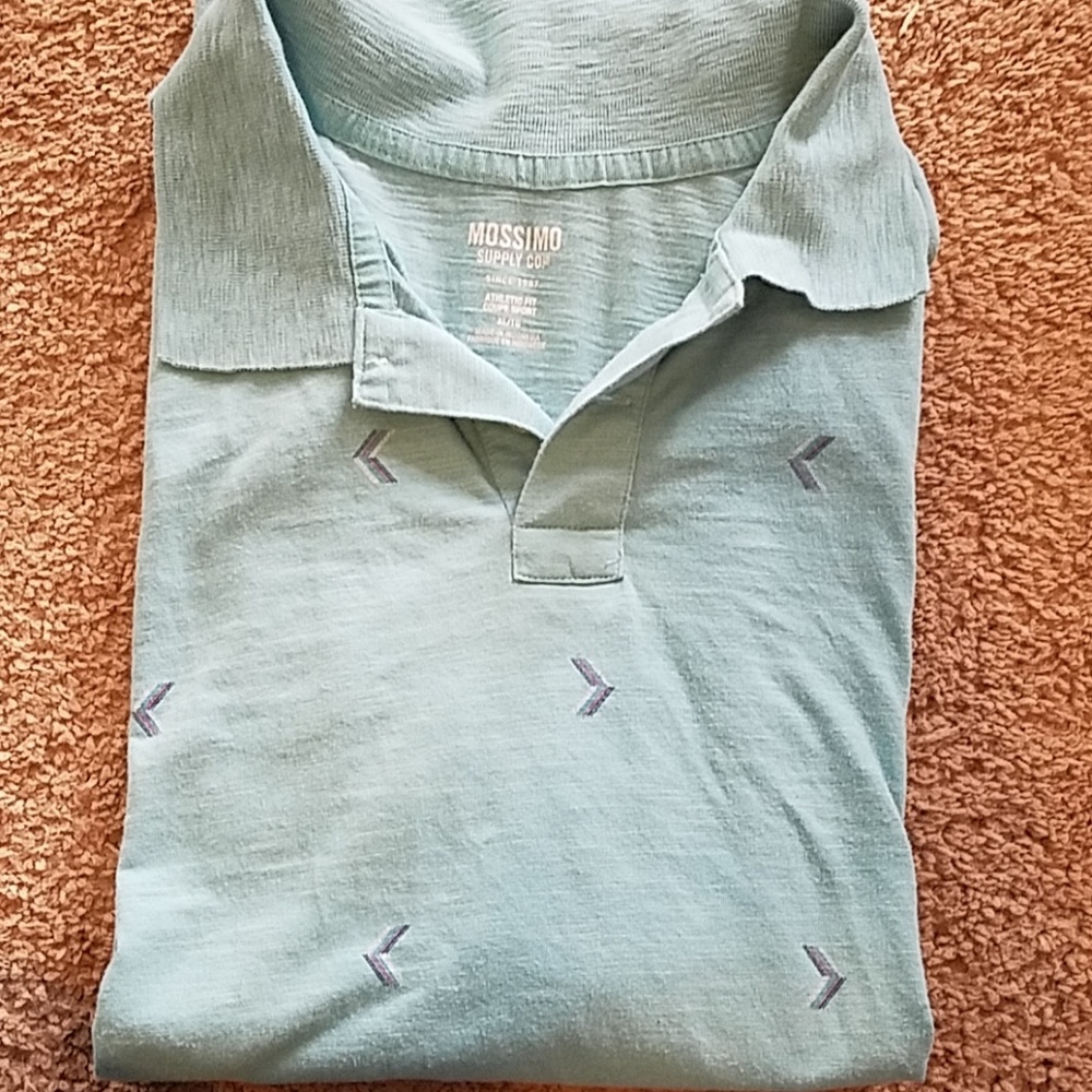 👔 MOSSIMO 👔 BLUE POLO SHIRT